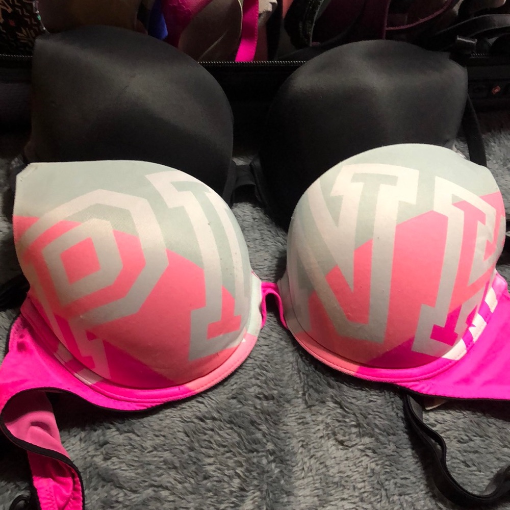Victoria secret pink bras